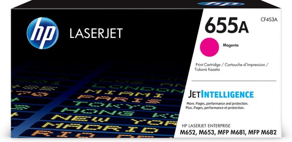 HP 655A alkuperäinen magenta LaserJet-värikasetti