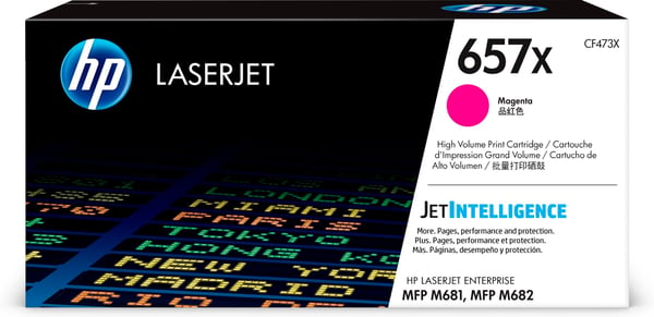 HP 657X alkuperäinen riittoisa magenta LaserJet -värikasetti HP 657X alkuperäinen riittoisa magenta LaserJet -värikasetti