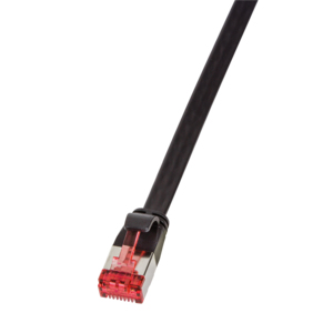LogiLink CF2053S verkkokaapeli Musta 2 m Cat6 U/FTP (STP)