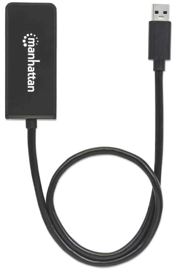 Manhattan 152259 USB grafiikka-adapteri Musta