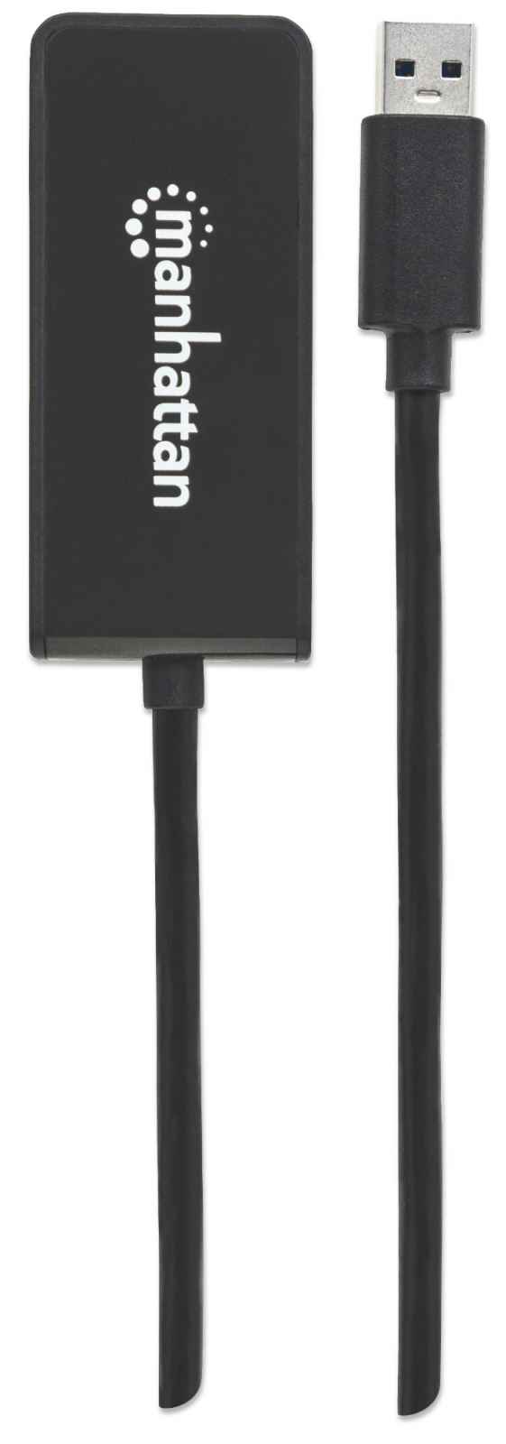 Manhattan 152259 USB-grafikadapter Svart
