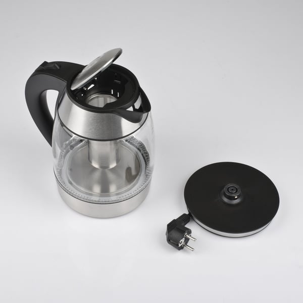 G3 Ferrari BolleBlu elkedel 1,8 L 2200 W Sort, Rustfrit stål, Transparent