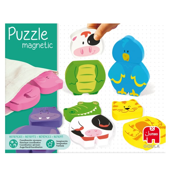 Goula - Magnetic Interchangeable Animals Puzzle