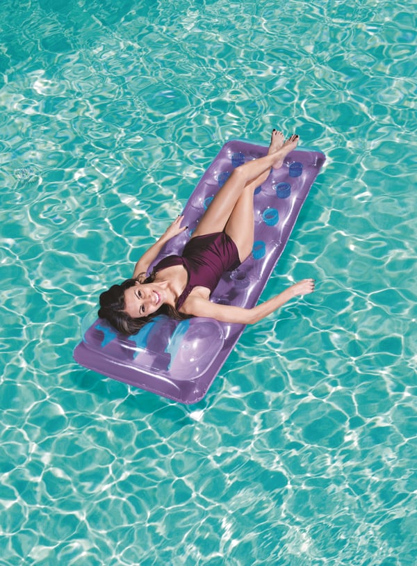 Bestway 43015 pool- och badmadrass Grön, Transparent, Gul Vinyl