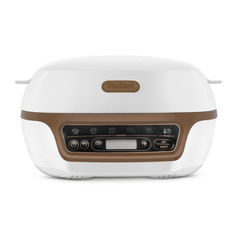 Tefal Cake Factory + Cupcake-maskin 1100 W Guld, Vit