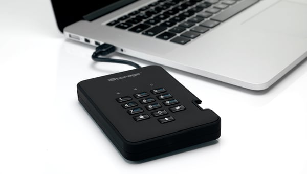 iStorage diskAshur 2 512 GB USB A-tyyppi 3.2 Gen 1 (3.1 Gen 1) Musta