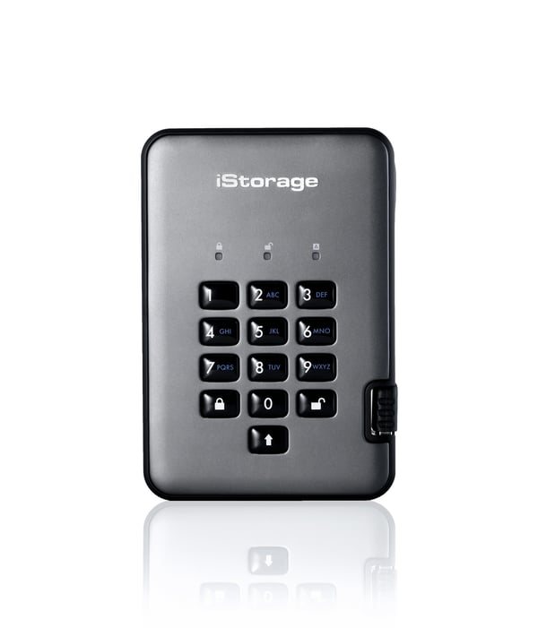iStorage diskAshur PRO2 SSD 256 GB USB A-tyyppi 3.2 Gen 1 (3.1 Gen 1) Musta