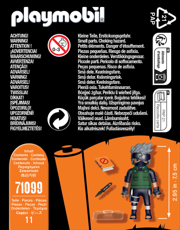 Playmobil Naruto 71099 lasten leluhahmo