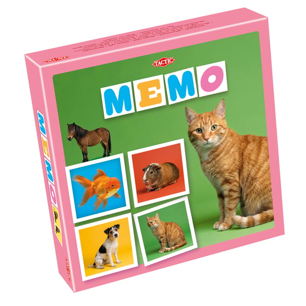 Tactic Pets Memo Kortspil Matching