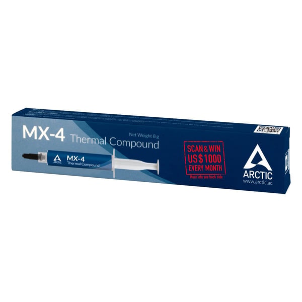 ARCTIC MX-4 kylflänsföreningar Termisk pasta 8,5 W/m-K 8 g