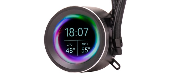 itek ARCTIC SPHERE LCD 240 Processor Væskekølingssæt 12 cm Sort