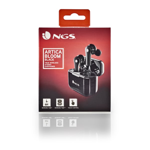 NGS ARTICA BLOOM Kuulokkeet Langaton In-ear Puhelut/Musiikki USB Type-C Bluetooth Musta