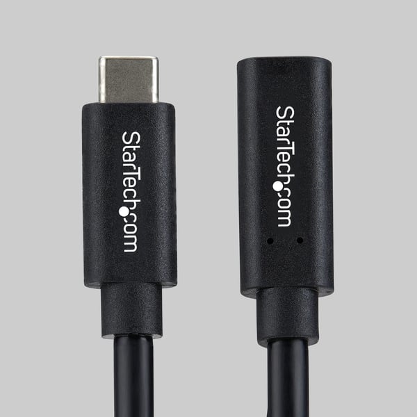 StarTech.com USB440GCMCF2F USB-kabel USB4 Gen 3x2 0,6 m USB C 40 Gbit/sek. 240 W Sort