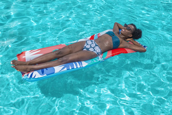 Bestway 44033 / 23 pool- och badmadrass Multifärg Mönstrad
