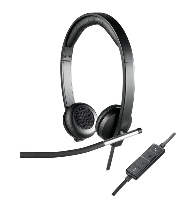 Logitech Headset H650e 2.0 USB Stereo OEM (981-000519)