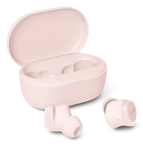 Philips TAT1300PK/00 kuulokkeet ja kuulokemikrofoni Langaton In-ear Puhelut/Musiikki USB Type-C Bluetooth Vaaleanpunainen