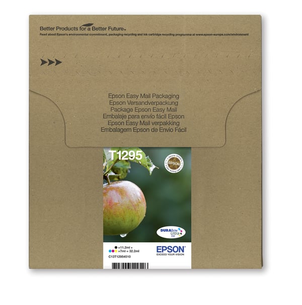Epson Apple T129 Omena DURABrite Ultra, moniväripakkaus, 4 väriä, EasyMail