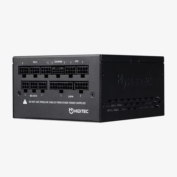 Hiditec GDX750 v2 strömförsörjningsenheter 750 W 20+4 pin ATX ATX Svart