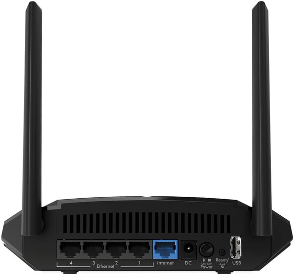 NETGEAR R6120 trådløs router Hurtigt ethernet Dual-band (2,4 GHz / 5 GHz) Sort