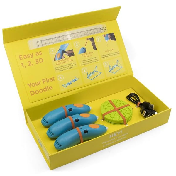 3Doodler Start EDU Plast Blå, Blå, Grøn, Grå, Orange, Rød, Hvid, Gul