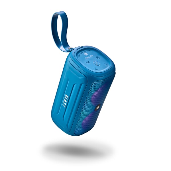 NGS ROLLER BEAST Bærbar stereohøjttaler Blå 32 W