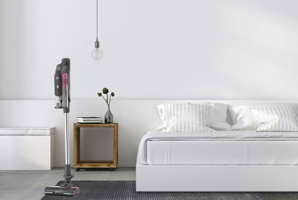 Hoover HF920H 011 2-i-1 stangstøvsuger Batteri Dry EPA Poseløs 0,7 L Rose, Lyserød