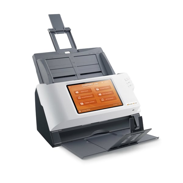 Plustek eScan A280 Enterprise ADF-skanner 600 x 600 DPI A4 Svart, Vit