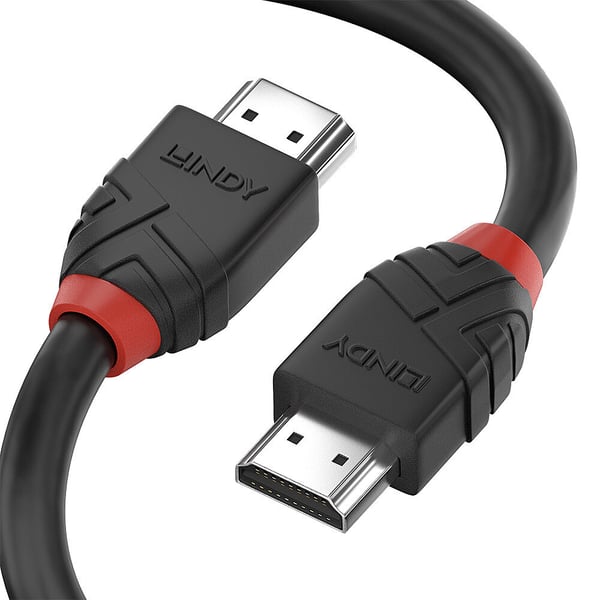 Lindy Anthra Line - HDMI-kabel - HDMI hane till HDMI hane - 0,5 m - Trippelisolering - Svart