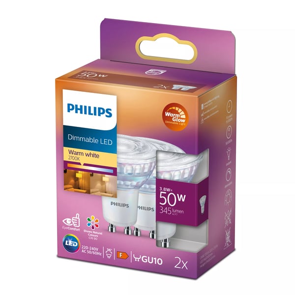 Philips Spot 50 W PAR16 GU10 x 2