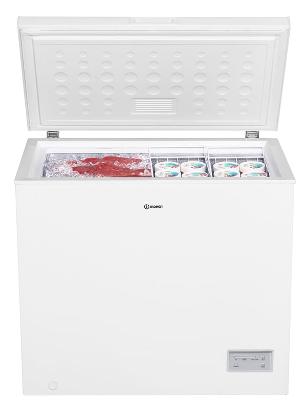 Indesit INCF 1984 E Kummefryser Fritstående 198 L Hvid
