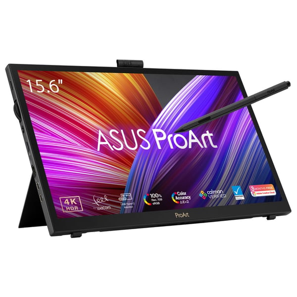 ASUS ProArt PA169CDV platta pc-skärmar 39,6 cm (15.6") 3840 x 2160 pixlar 4K Ultra HD LCD Pekskärm Svart ASUS ProArt PA169CDV platta pc-skärmar 39,6 cm (15.6") 3840 x 2160 pixlar 4K Ultra HD LCD Pekskärm Svart