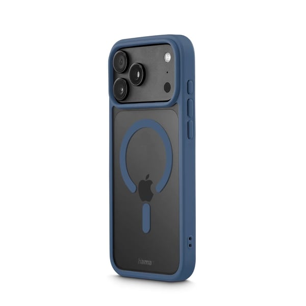 Hama Frame Protect mobiltelefon etui 17,5 cm (6.9") Cover Blå, Transparent