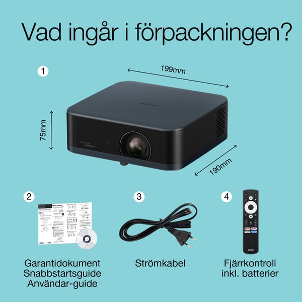 Epson Lifestudio Pop Plus — EF-62N marinblå