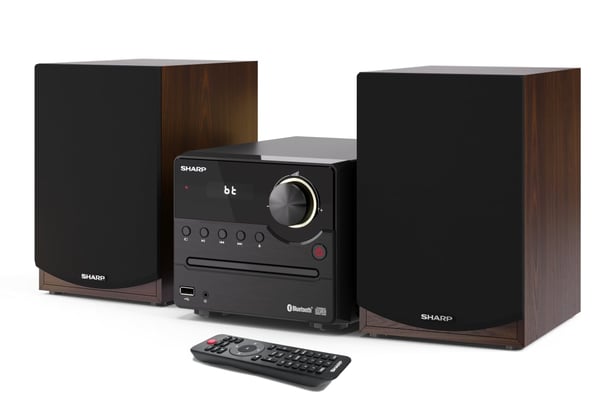 Sharp XL-B512(BR) stereoanlæg Home audio micro system 45 W Brun