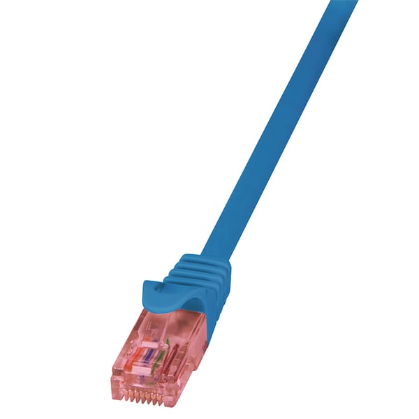 LogiLink 0.25m Cat.6 U/UTP netværkskabel Blå 0,25 m Cat6 U/UTP (UTP)