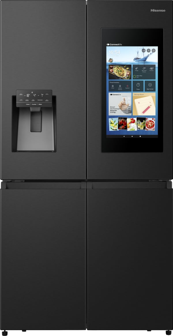 Hisense RQ760N4IFE Kombinerad kyl/frys side-by-side Fristående 577 l Svart