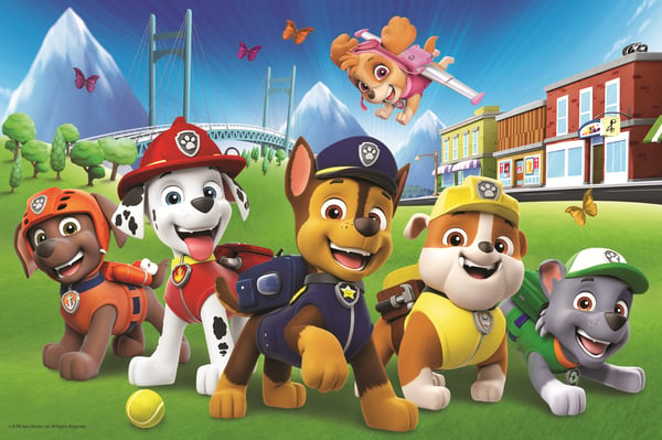 Trefl Paw Patrol Puzzle 60 Puslespil 60 stk Tegnefilm