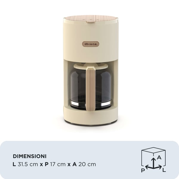 Ariete 1394 Vejledning Filter kaffemaskine 1,25 L