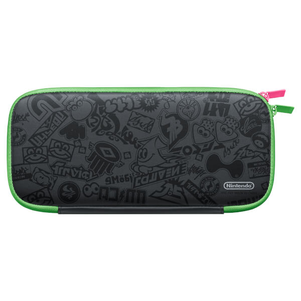 Nintendo Splatoon 2 Edition Cover Sort, Grøn, Lyserød