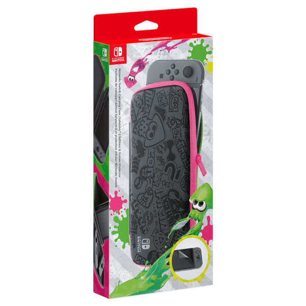 Nintendo Splatoon 2 Edition Cover Sort, Grøn, Lyserød
