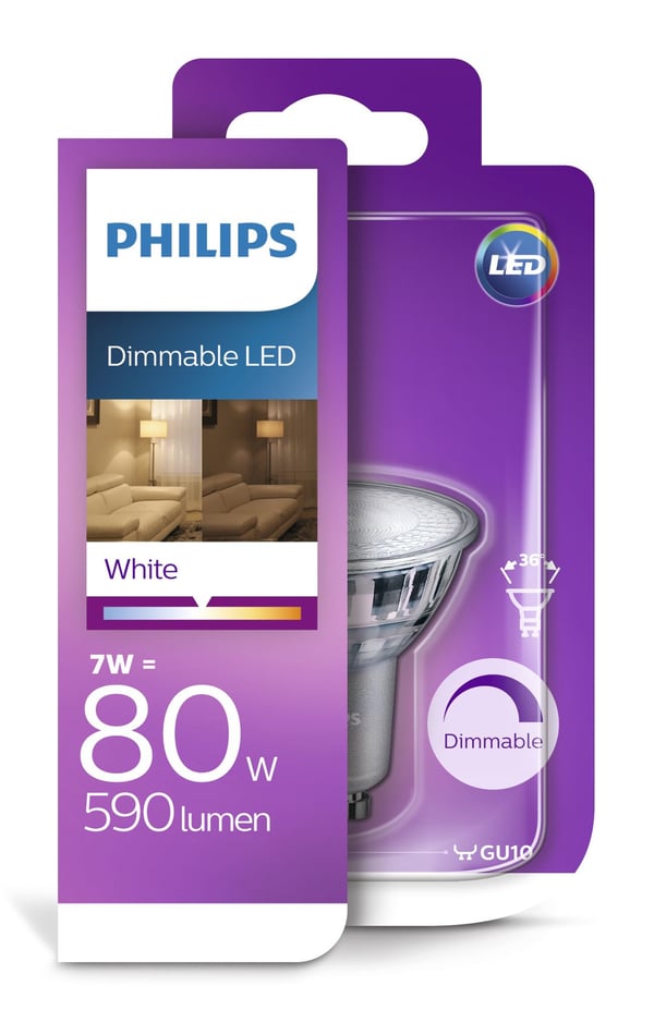 Philips 8718696708132 energy-saving lamp Valkoinen 3000 K 7 W GU10