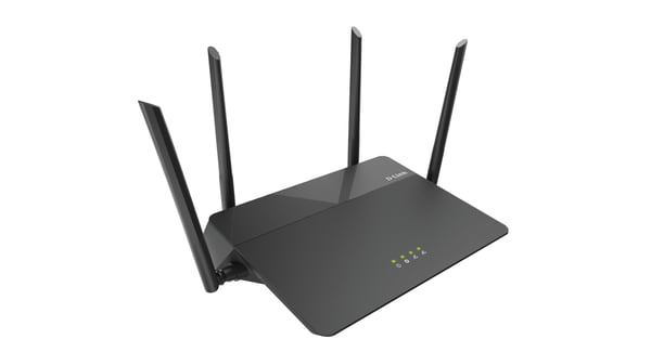 D-Link EXO AC1900 MU-MIMO trådlös router Gigabit Ethernet Dual-band (2,4 GHz / 5 GHz) Svart