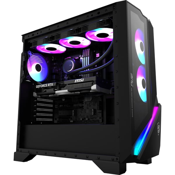 MSI MPG Infinite X3 AI 2NVR7-881EU Intel Core Ultra 7 265K 32 GB DDR5-SDRAM 1 TB SSD NVIDIA GeForce RTX 5070 Ti Windows 11 Home Työpöytä PC Musta