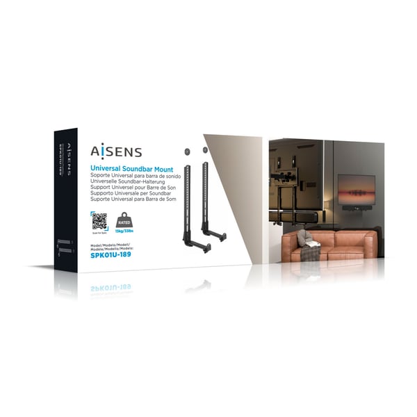 AISENS SPK01U-189 Soundabarin lisätarvike Universaalituki