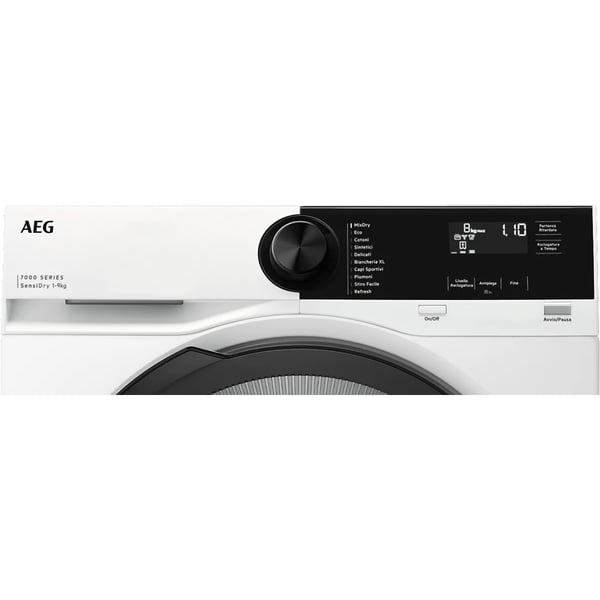 AEG TR7HE1C9 tørretumbler Fritstående Front-læsning 9 kg Hvid