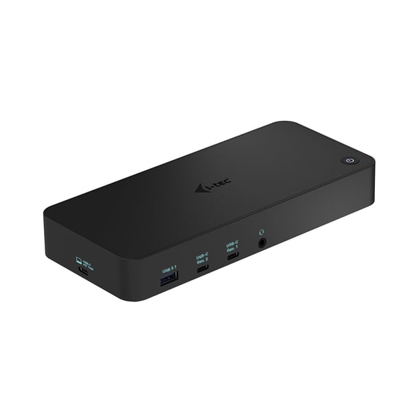 i-tec CATRIPLEDOCKPDPROIT kannettavien tietokoneiden telakka ja porttitoistin Langallinen USB 3.2 Gen 1 (3.1 Gen 1) Type-C Musta