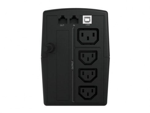 Conceptronic ZEUS02E UPS-enhed Interaktivt indgangsstik 0,85 kVA 480 W 4 AC stikkontakt(er)