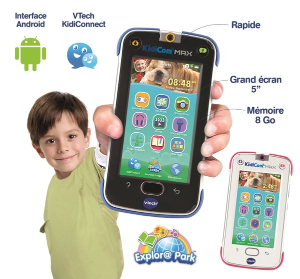 VTech KidiCom Max Bleu Bærbar computer til børn