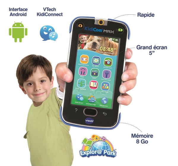VTech KidiCom Max Bleu Bærbar computer til børn
