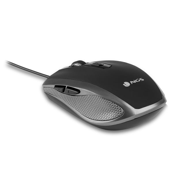 NGS Tick Silver hiiri Office Oikeakätinen USB A-tyyppi Optinen 1600 DPI